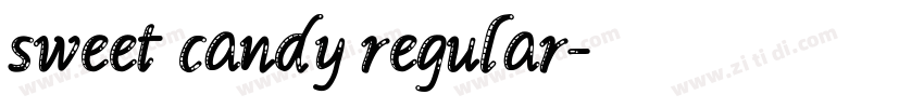 sweet candy regular字体转换